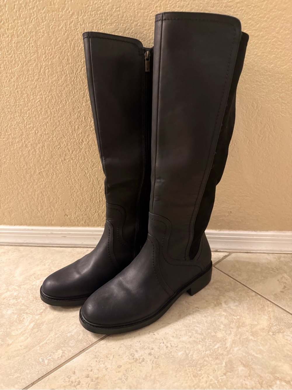 Lucky Brand Tall Black Riding Womens Boots